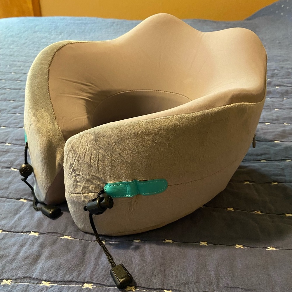 Gray Travel Neck Pillow